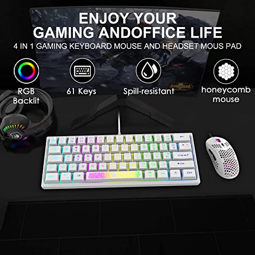 60% clavier de jeu souris en nid-2