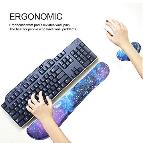 Repose-poignet pour clavier d'ordinateur et tapis de – Image 2