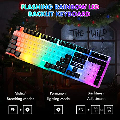 Clavier et souris de jeu LED Combo-CHONCHOW-2