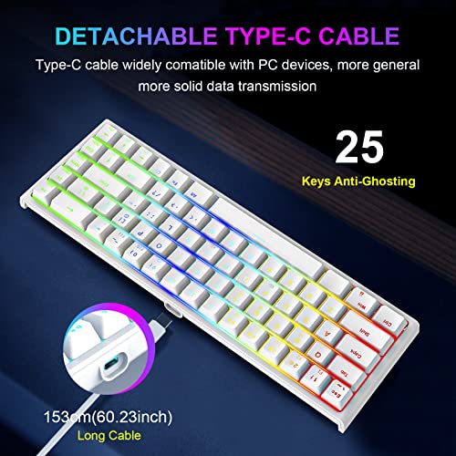 NPET K62 Clavier de jeu filaire 60-2