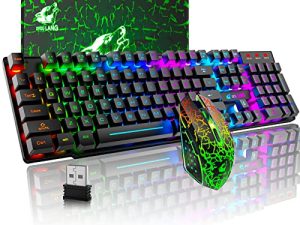 Wieless Gaming Clavier et Souris Combo Rétroéclairage
