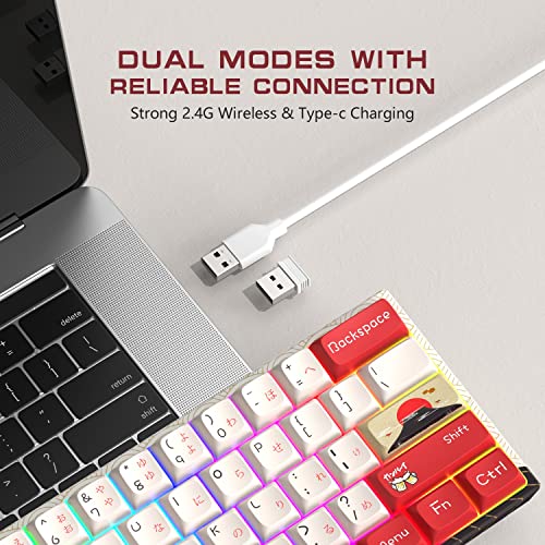 HITIME XVX M61 Clavier mécanique sans fil-2