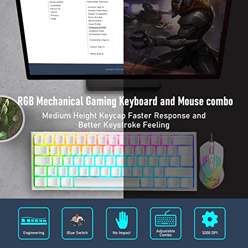 Combo clavier mécanique 60 % et souris-2