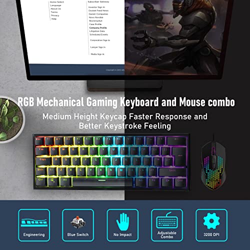 Combo clavier mécanique 60 % et souris-2