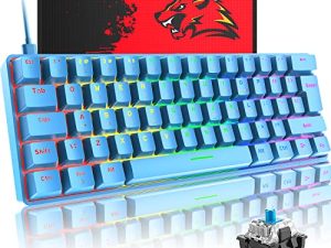 Clavier de jeu RVB 60 % véritable