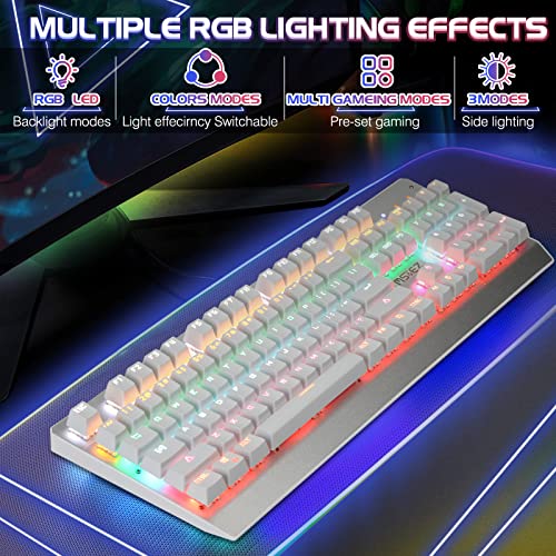YSCP Clavier de Jeu Mécanique RGB Illumination-2