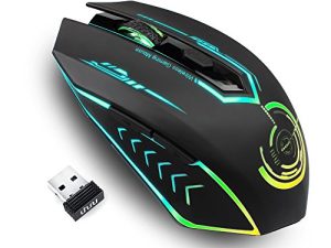 uhuru Souris de jeu sans fil jusqu'à