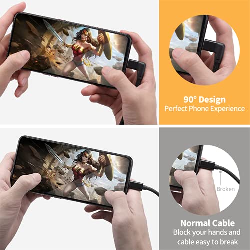 Câble d'extension USB C à angle droit – Image 2