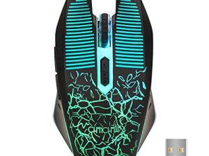CHONCHOW Souris de jeu sans fil rechargeable
