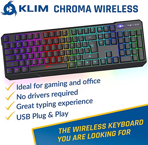 Klim Chroma Clavier Gaming sans fil RVB – Image 2