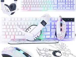 Clavier et souris de jeu et casque