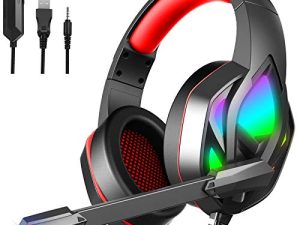 MuGo Casque de jeu pour PC Xbox