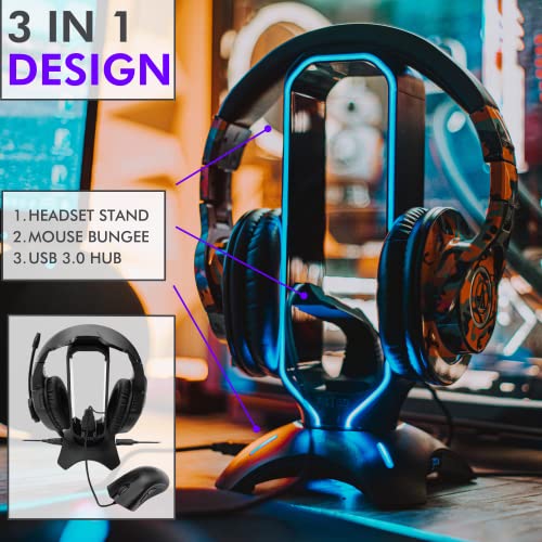 Tilted Nation Support de casque RGB et-2