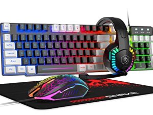 Clavier et souris de jeu filaires et