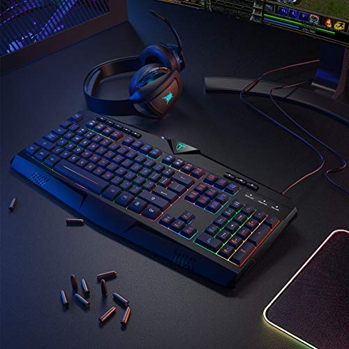 Clavier de jeu à membrane avec 104-2