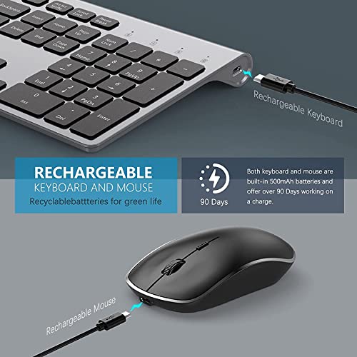Clavier sans fil rechargeable Mouse-J JOYACCESS 2.4G-2