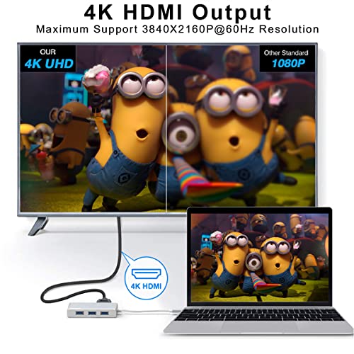 Weton Hub USB C Adaptateur HDMI VGA – Image 2