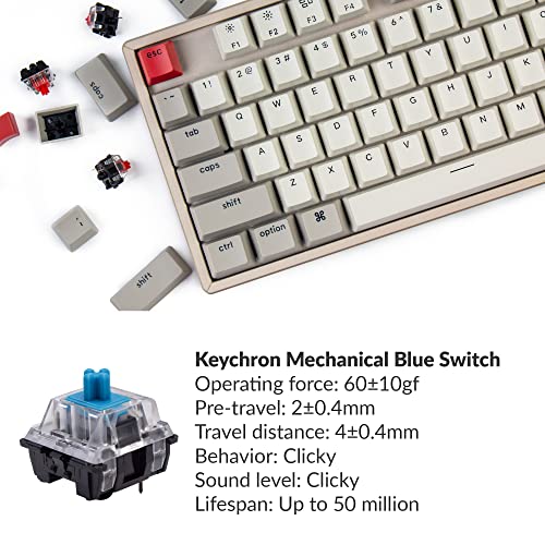 Keychron K8 Clavier de jeu mécanique sans – Image 2