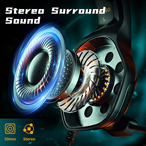 Tatybo Casque de jeu avec micro pour-2