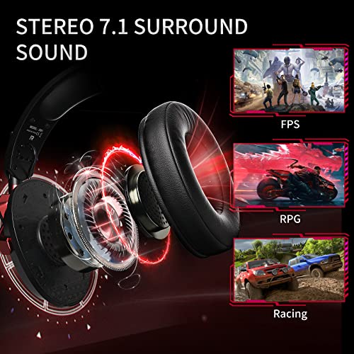 Tatybo Casque de jeu 7.1 pour PC, – Image 2