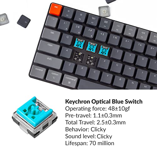 Keychron K3 75% Layout 84-Key Ultra-Slim Hot-Swappable – Image 2