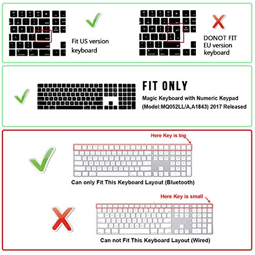 WYGCH Peau de couverture de clavier numérique – Image 2