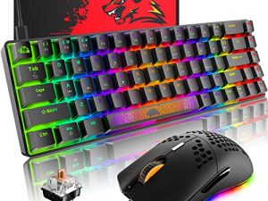 Clavier et souris de jeu mécaniques à