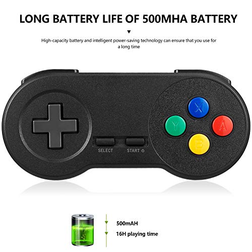 (Lot de 2) Manette de style SNES – Image 2