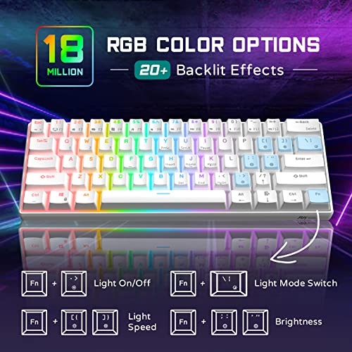 RK ROYAL KLUDGE RK61 filaire 60% clavier – Image 2