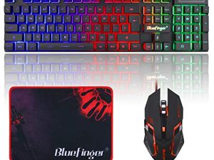 Clavier de jeu BlueFinger RVB et souris
