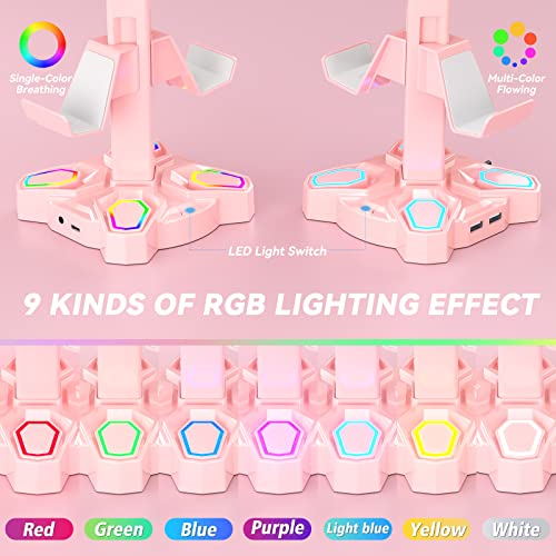 Support de casque KDD RGB avec 9-2