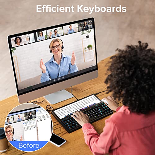 JJTechGiant Clavier mécanique de jeu à écran – Image 2