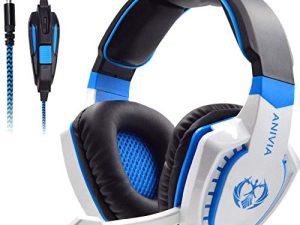 Anivia Casque d'ordinateur filaire avec microphone -