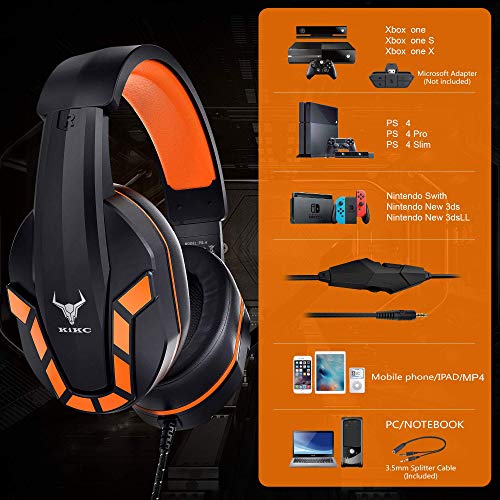 Casque de jeu Kikc PS4 avec micro-2