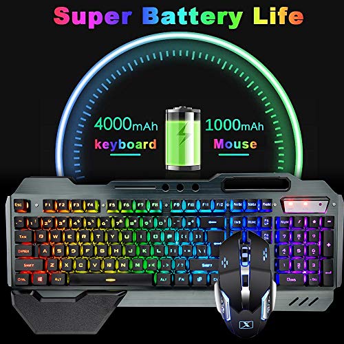 Clavier et souris de jeu sans fil, – Image 2