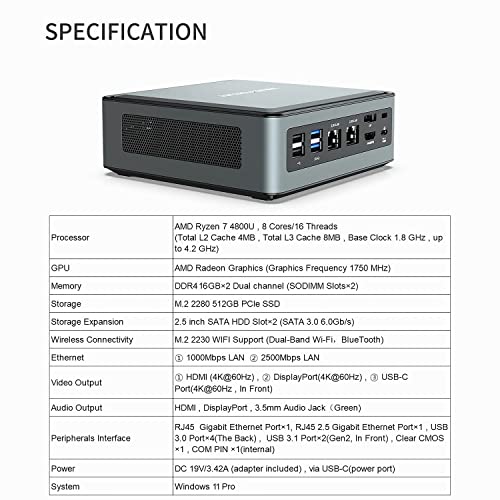 MINISFORUM HM80 Mini PC Windows 11 Pro-2