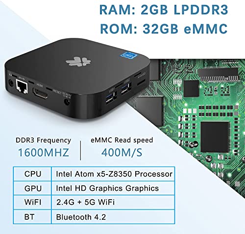 Mini PC Windows 10 Pro Intel Atom-2