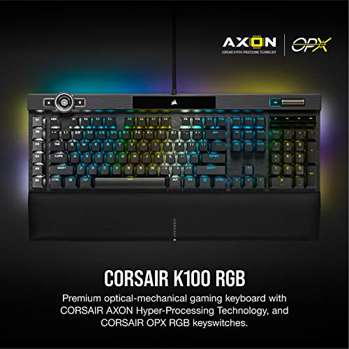 Clavier de jeu optique-mécanique Corsair K100 RGB-2