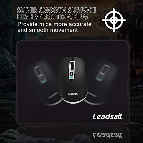 Tapis de souris LeadsaiL avec bord cousu, – Image 2