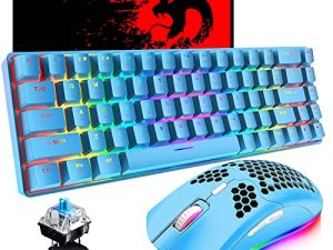 Clavier de jeu mécanique 60 % Mini