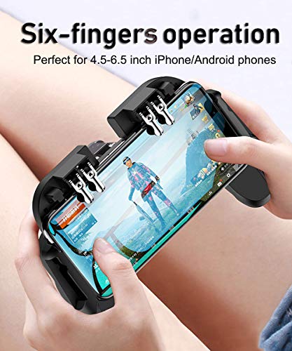 Manette de jeu mobile à 4 déclencheurs-2