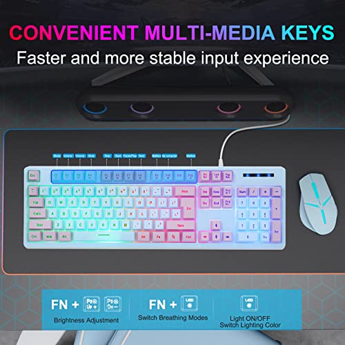 Clavier de jeu filaire USB avec rétroéclairage-2