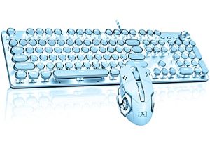 VINMEN Clavier de jeu mécanique vintage avec