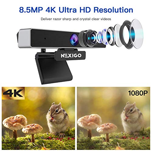 Webcam NexiGo N950 4K avec zoom numérique – Image 2
