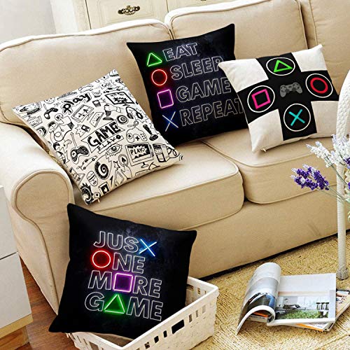 Just One More Game Square Throw Taie – Image 2