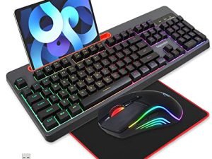 Combo clavier et souris de jeu sans