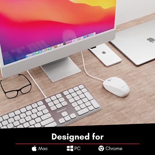 Macally Souris filaire USB avec 3 boutons, – Image 2