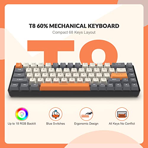 ZIYOU LANG RK-T8 Clavier de jeu mécanique – Image 2
