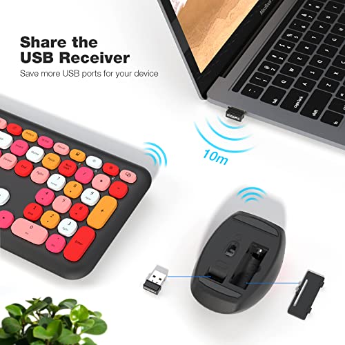 MOFii Combo clavier souris sans fil pour – Image 2