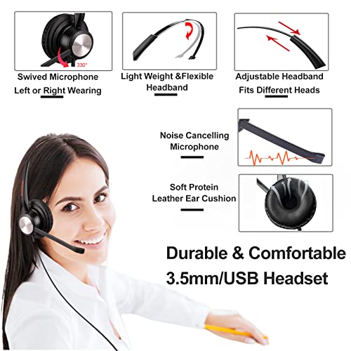 5 mm/USB Casque d'ordinateur
